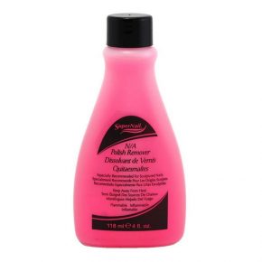 SUPER NAIL POLISH REMOVER NON-ACETONE 4oz-PINK