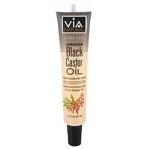 VIA NATURAL BLACK CASTOR OIL 1.5oz DP/24