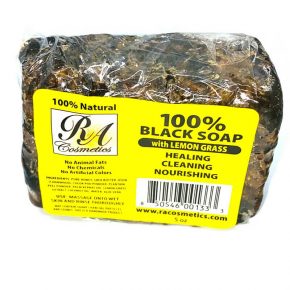 RA 100% BLACK SOAP 5oz [LEMONGRASS]