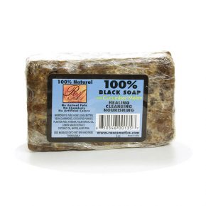 RA 100% BLACK SOAP 5oz [CUCUMBER MELON]