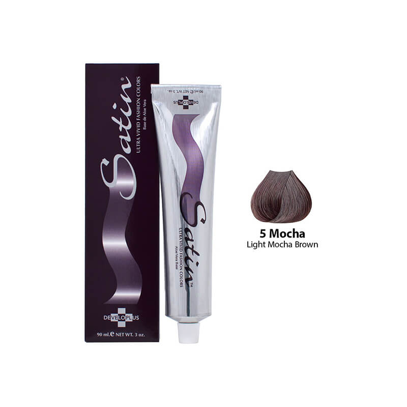 SATIN HAIR COLOR 5MOCHA-LT MOCHA BROWN