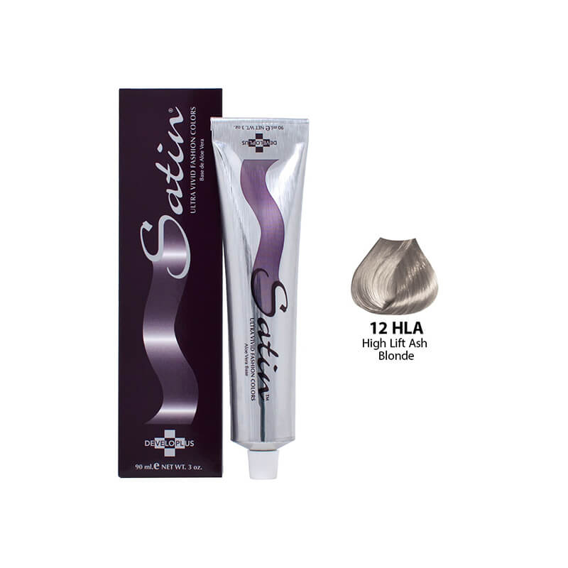 SATIN HAIR COLOR 12HLA HIGH LIFT ASH BLONDE