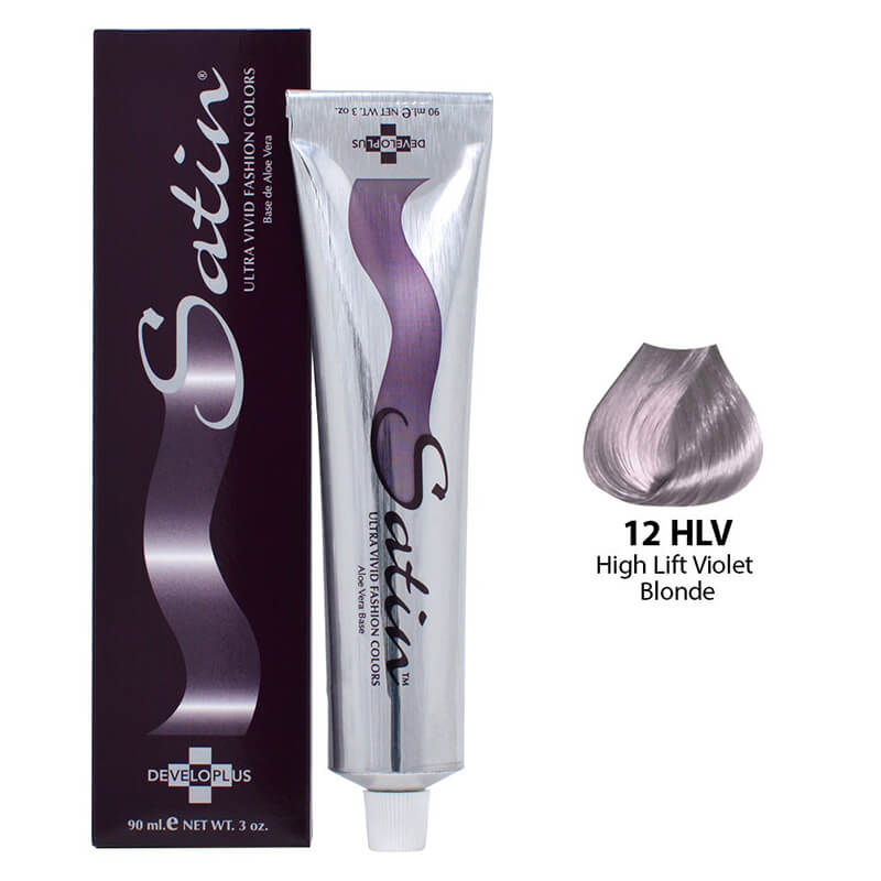 SATIN HAIR COLOR 12HLV HIGH LIFT VIOLET BLONDE