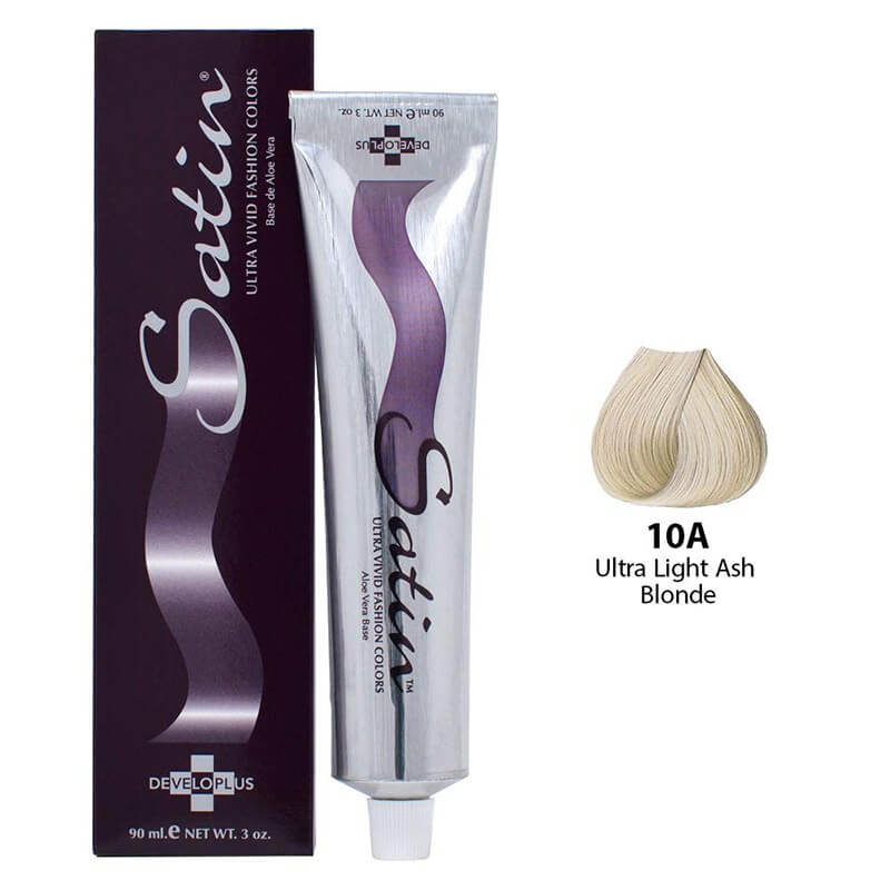 SATIN HAIR COLOR 10A ULTRA LT ASH BLONDE