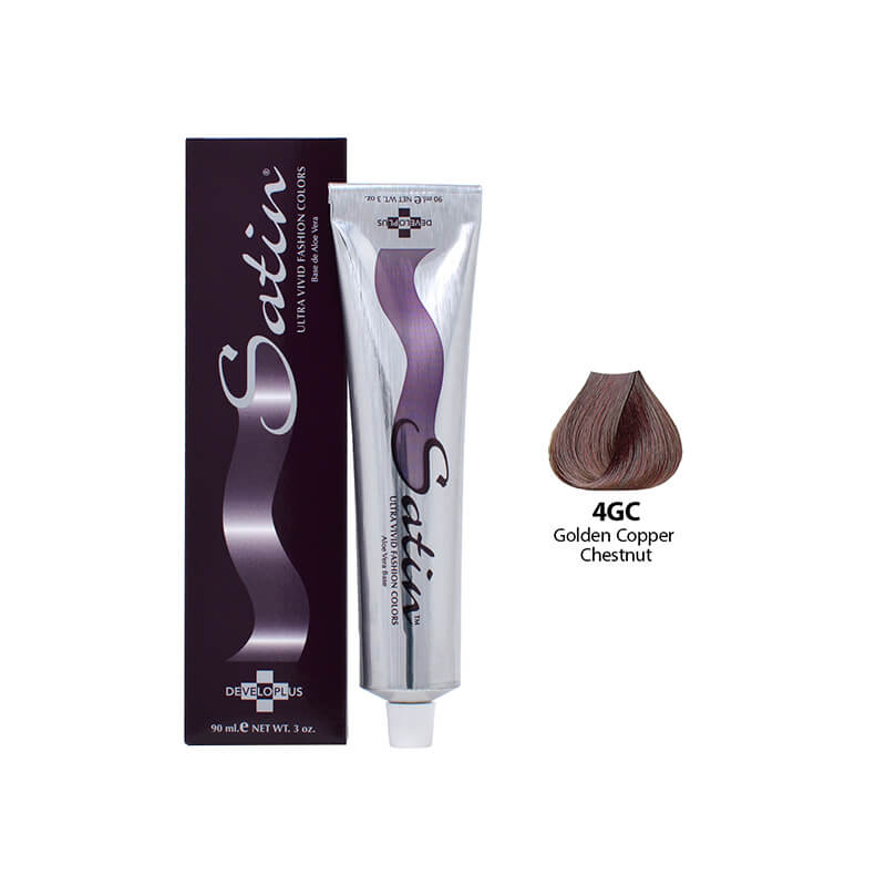 SATIN HAIR COLOR 4GC GOLDEN COPPER CHESTNUT