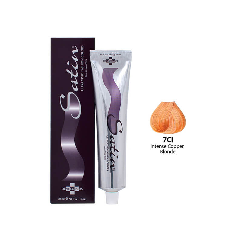 SATIN HAIR COLOR 7CI INTENSE COPPER BLONDE