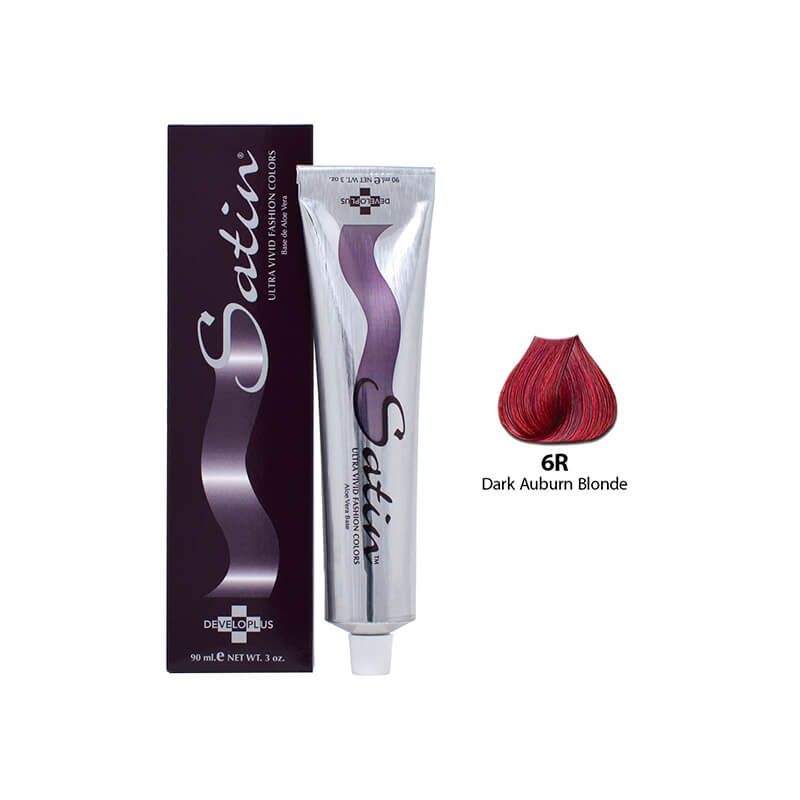 SATIN HAIR COLOR 6R DK AUBURN BLONDE