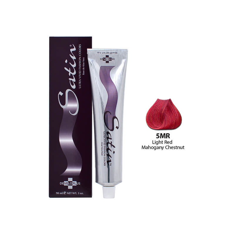 SATIN HAIR COLOR 5MR LT RED MAHOGANY CHESTNUT