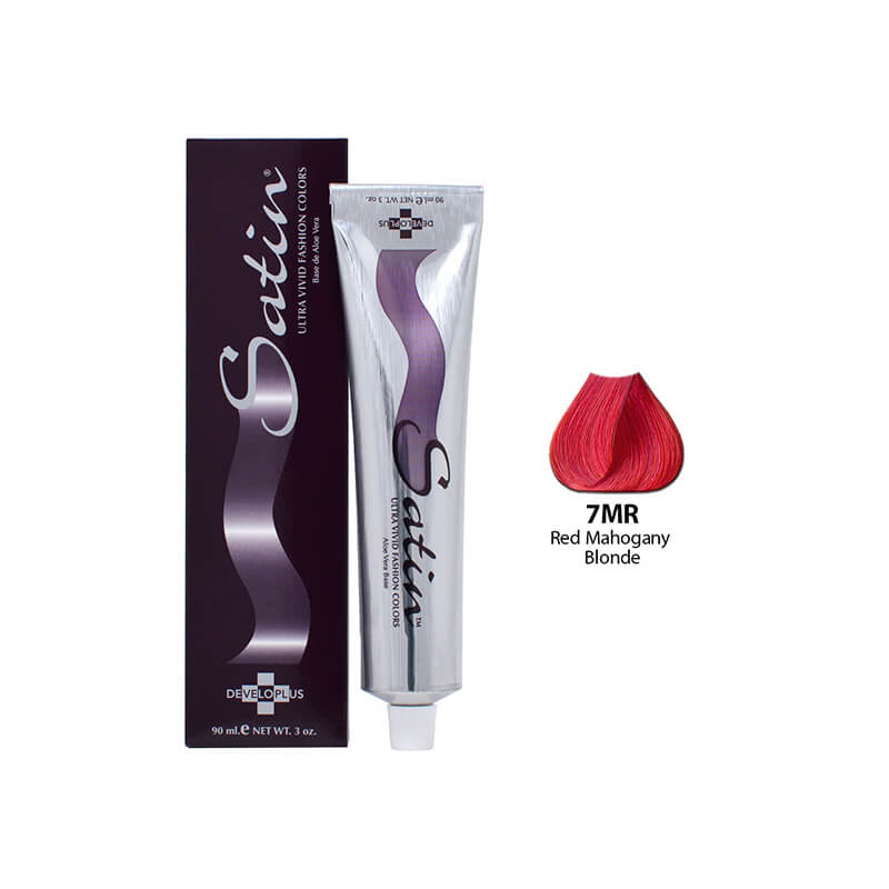 SATIN HAIR COLOR 7MR RED MAHOGANY BLONDE