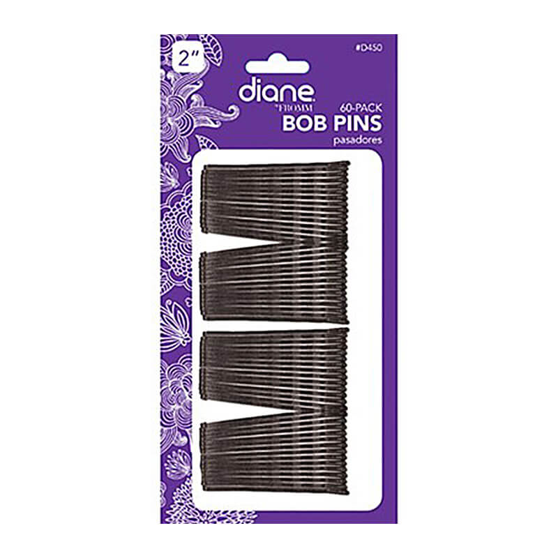 DIANE BOBBY PINS BLACK 60PK CARDED