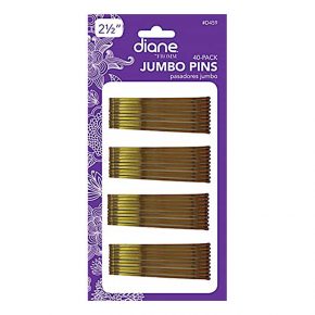 DIANE JUMBO BOB PINS BRZ 40PK CARDED #D459