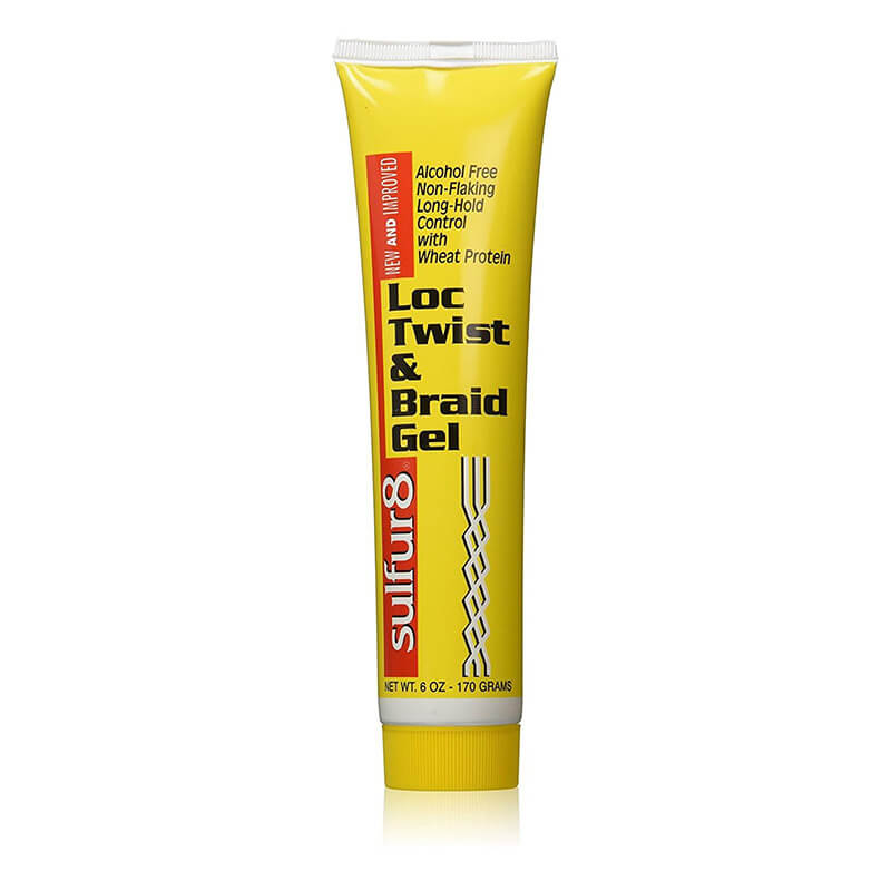 SULFUR-8 LOC TWIST & BRAID GEL 6oz