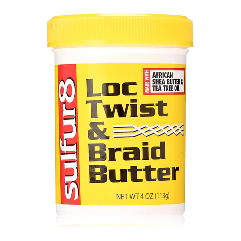 SULFUR-8 LOC TWIST & BRAID BUTTER 4oz