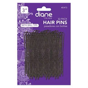 DIANE HAIR PINS 3" BLK 32PK CARDED #D473