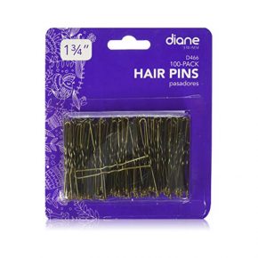 DIANE HAIR PINS 1-3/4" BLK CARDED #D465