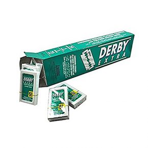 DERBY EXTRA DOUBLE EDGE BLADES 20PK [GREEN]