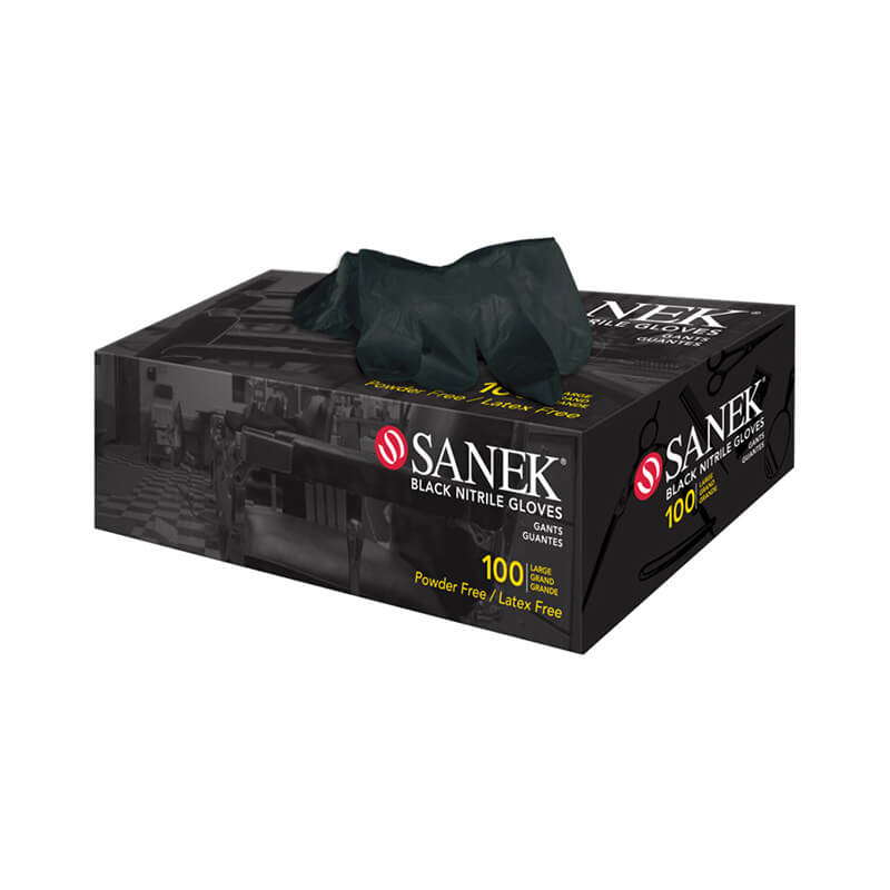 GRAHAM-SANEK BLACK NITRILE GLOVES (SMALL)