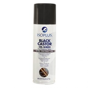ISOPLUS BLACK CASTOR OIL SHEEN SPRAY 9oz