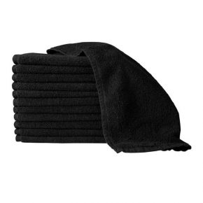 PROTEX TERRY TOWELS - BLEACHGUARD 16X26 BLACK 9/PK
