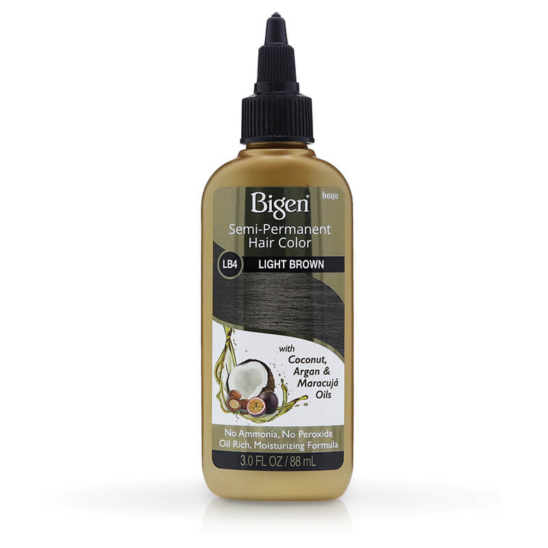BIGEN SEMI PERM COLOR- LB4 LIGHT BROWN DP/6