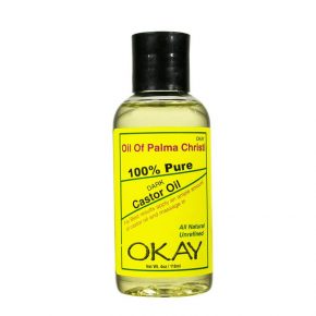 OKAY 100% PURE OIL/PALMA CHRISTI CASTOR OIL 4oz