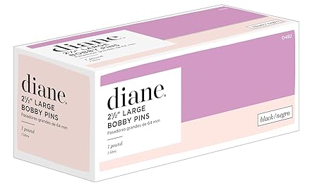 DIANE BOBBY PINS JUMBO BLACK 1LB #D492