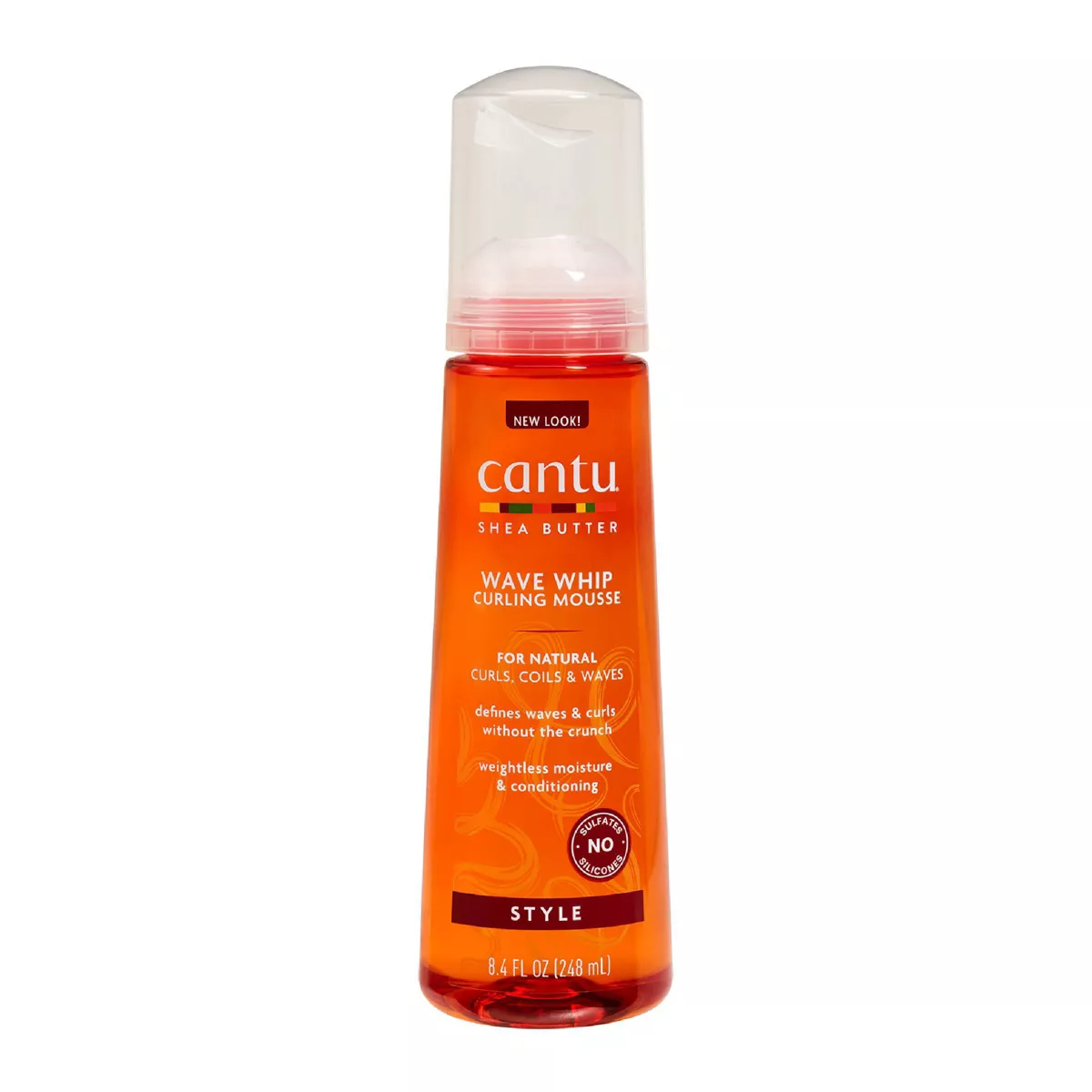 CANTU NAT WAVE WHIP CURLING MOUSSE 8.4oz
