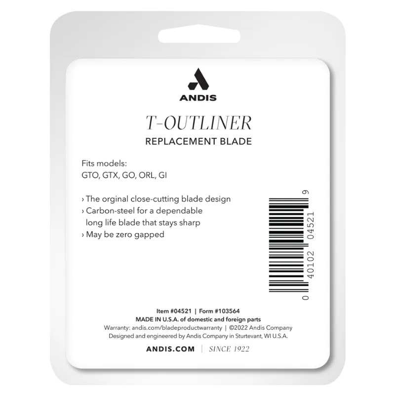 ANDIS T-OUTLINER BLADE (#04521) - Image 2