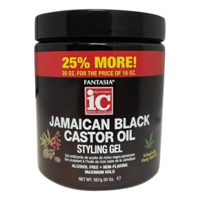 IC STYLING GEL [JAMAICAN BLK CASTOR OIL] 20oz