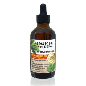 JML JAMAICAN BLK CASTOR OIL [PEPPERMINT] 4oz
