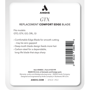 Alternative view of ANDIS GTX DEEP-TOOTH BLADE (#04850)