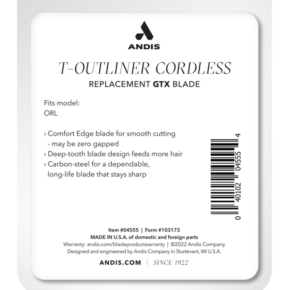 Alternative view of ANDIS T-OUTLINER CORDLESS LI BLADE (GTX) (#04555)