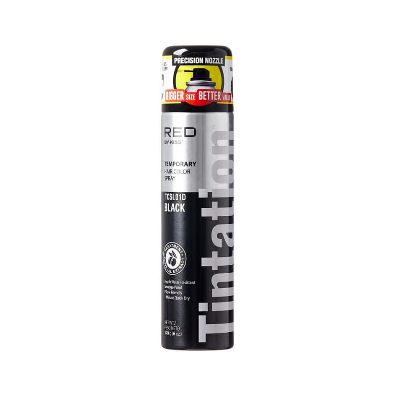 KISS TINTATION SPRAY COLOR (BLACK) 6oz