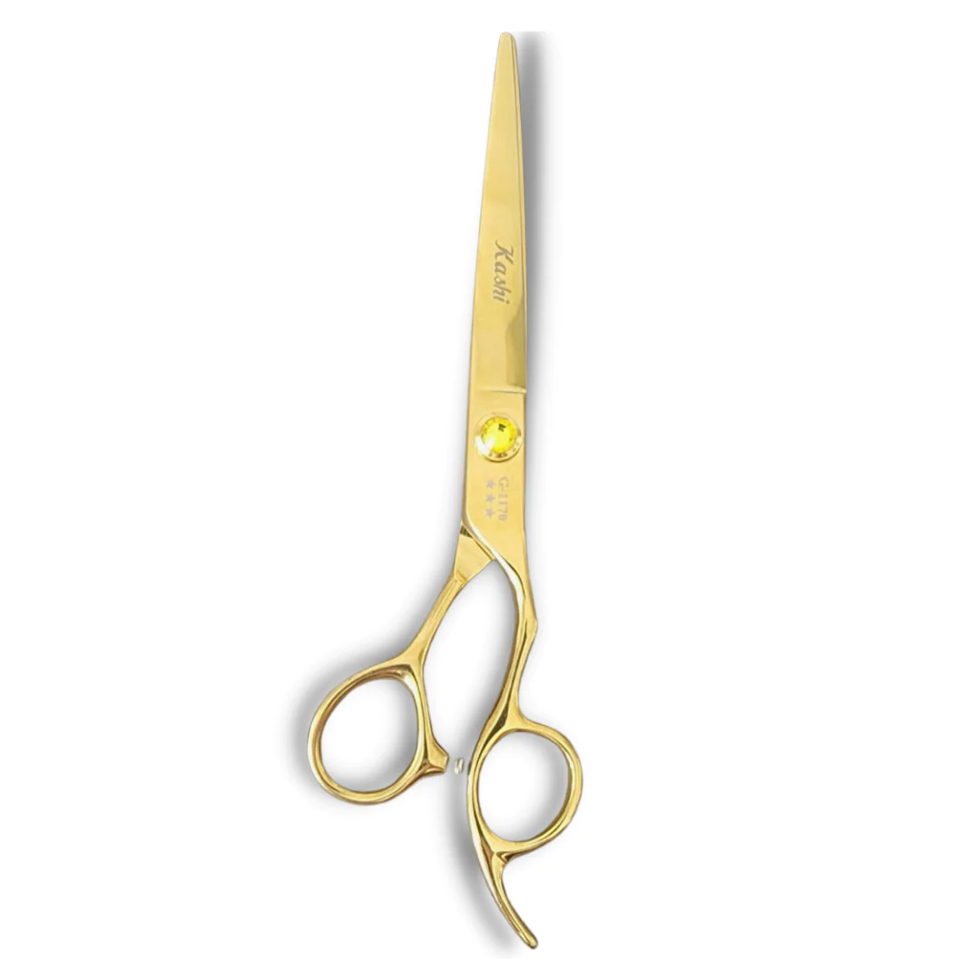 KASHI BARBER SHEAR - GOLD 7" #G-1170