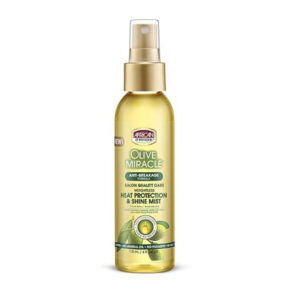 AFRICAN PRIDE OLIVE MIRACLE HEAT PROTECT SHINE MIST 4oz