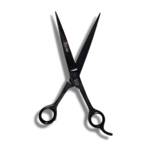 KASHI BARBER SHEAR - BLACK 7.5" #B-0775