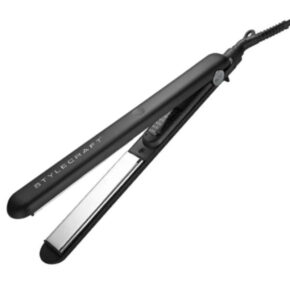 STYLECRAFT STAY-TEMP 1INCH TITANIUM FLAT IRON (SC717B)