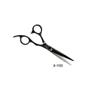 KASHI BARBER SHEAR - BLACK 5.5" #B-1155