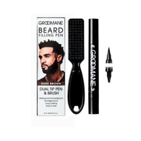GROOMANE BEARD PEN - DARK BROWN (GR12)
