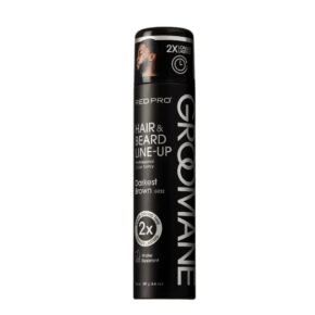 GROOMANE HAIR AND BEARD LINE UP SPRAY - DARK BROWN 6.6oz (GR32)