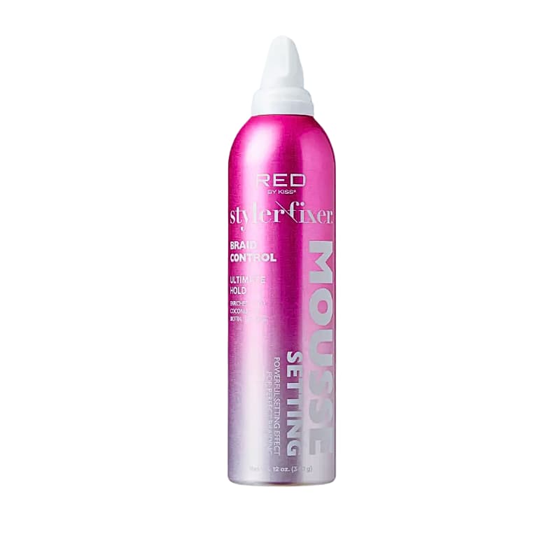 KISS SETTING MOUSSE - BRAID CONTROL 12oz