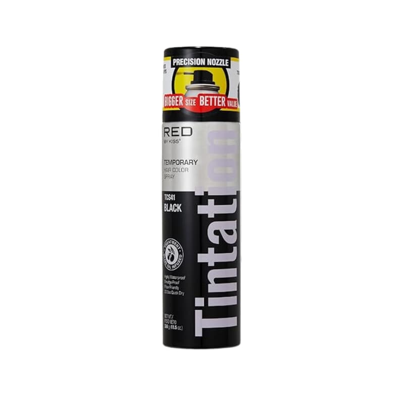 KISS TINTATION SPRAY COLOR (BLACK) 11.5oz
