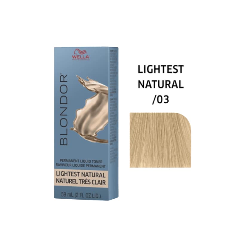 WELLA BLONDOR LIQ TONER - LIGHT NAT/03