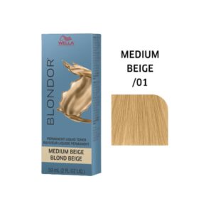 WELLA BLONDOR LIQ TONER - MED BEIGE/01