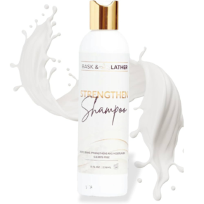 BASK AND LATHER STRENGTH SHAMPOO 8oz