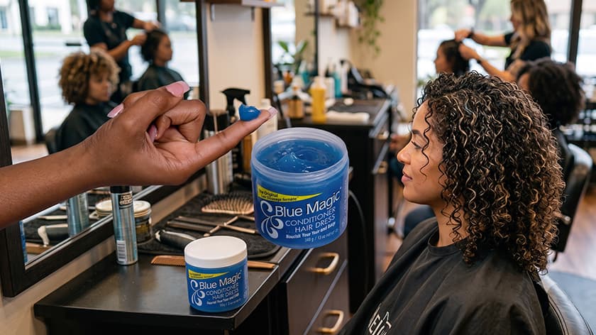 Blue Magic in salon